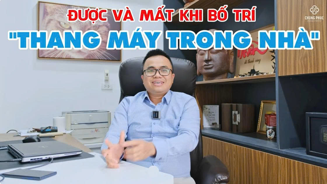 ĐƯỢC - MẤT KHI BỐ TRÍ THANG MÁY TRONG NHÀ